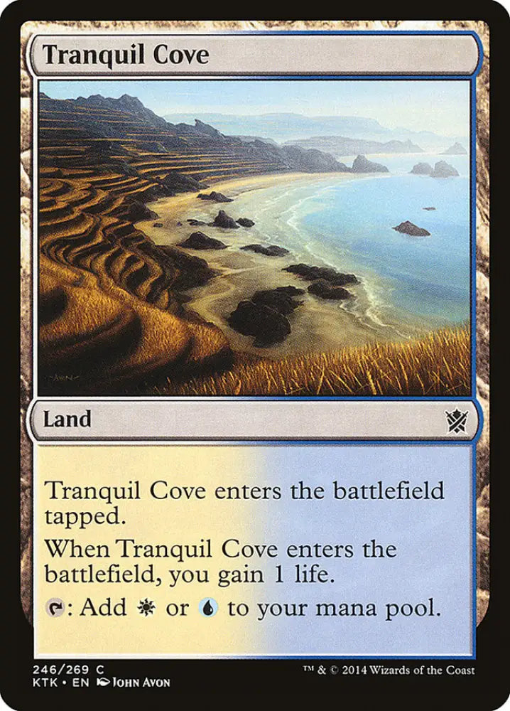 Tranquil Cove [Khans of Tarkir] - MTG Single