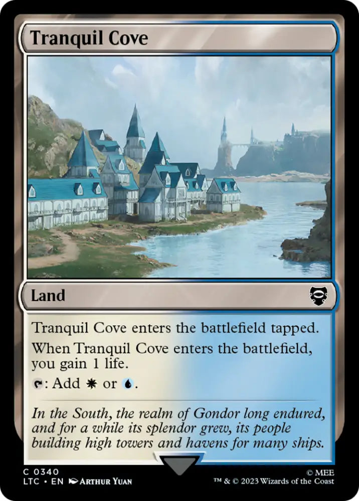 Tranquil Cove [The Lord of the Rings: Tales of Middle-Earth Commander] - MTG Single