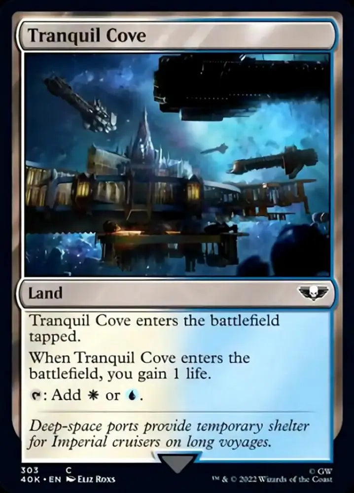 Tranquil Cove [Warhammer 40,000] - MTG Single