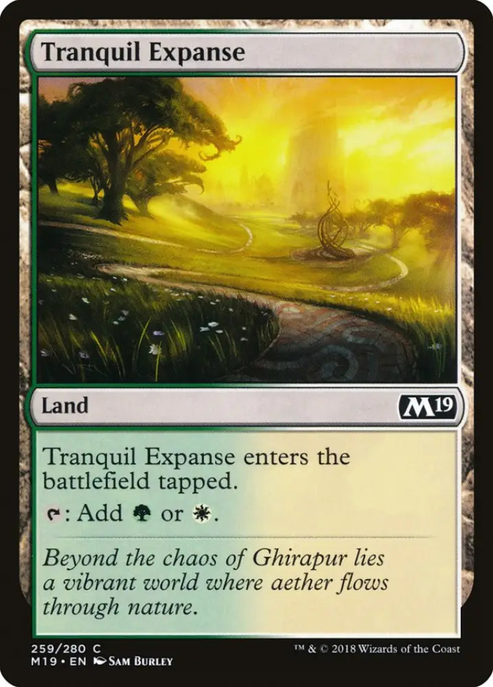 Tranquil Expanse [Core Set 2019] - MTG Single
