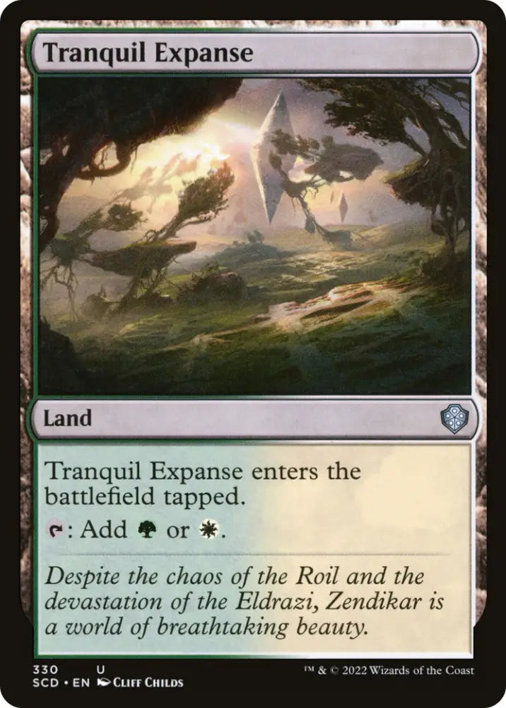 Tranquil Expanse [Starter Commander Decks] - MTG Single