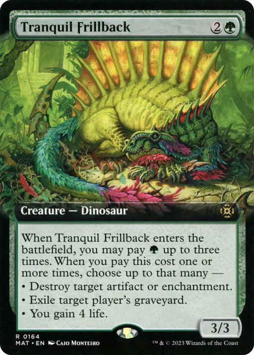 Tranquil Frillback (Extended Art) [March of the Machine: The Aftermath] - MTG Single