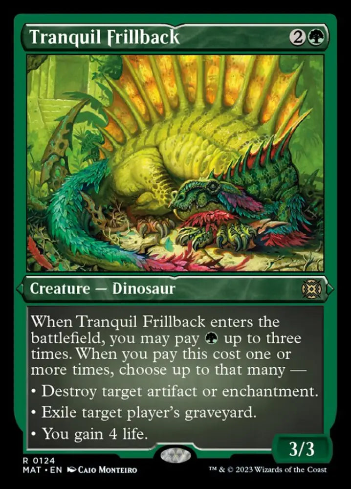 Tranquil Frillback (Foil Etched) [March of the Machine: The Aftermath] - MTG Single