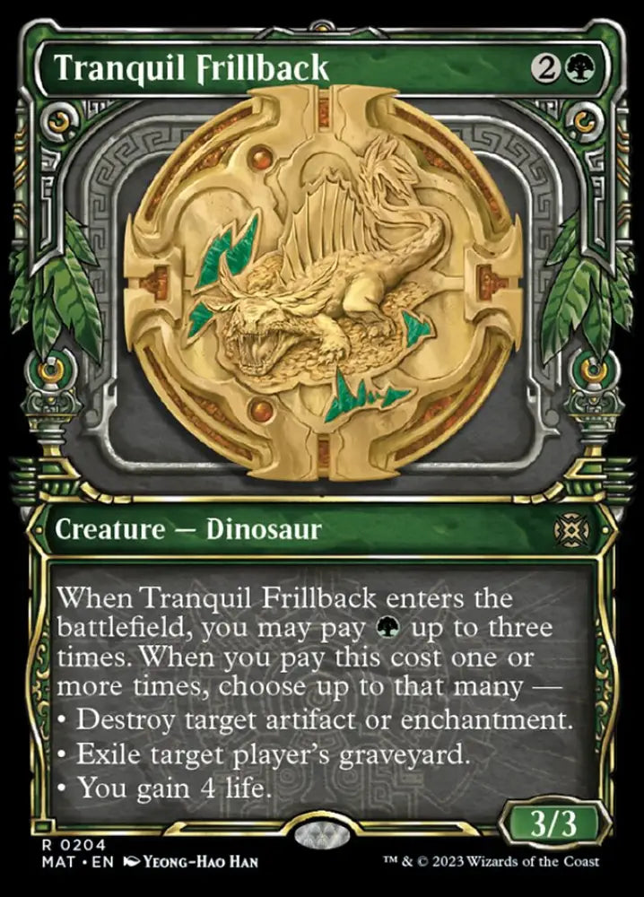 Tranquil Frillback (Showcase Halo Foil) [March of the Machine: The Aftermath] - MTG Single