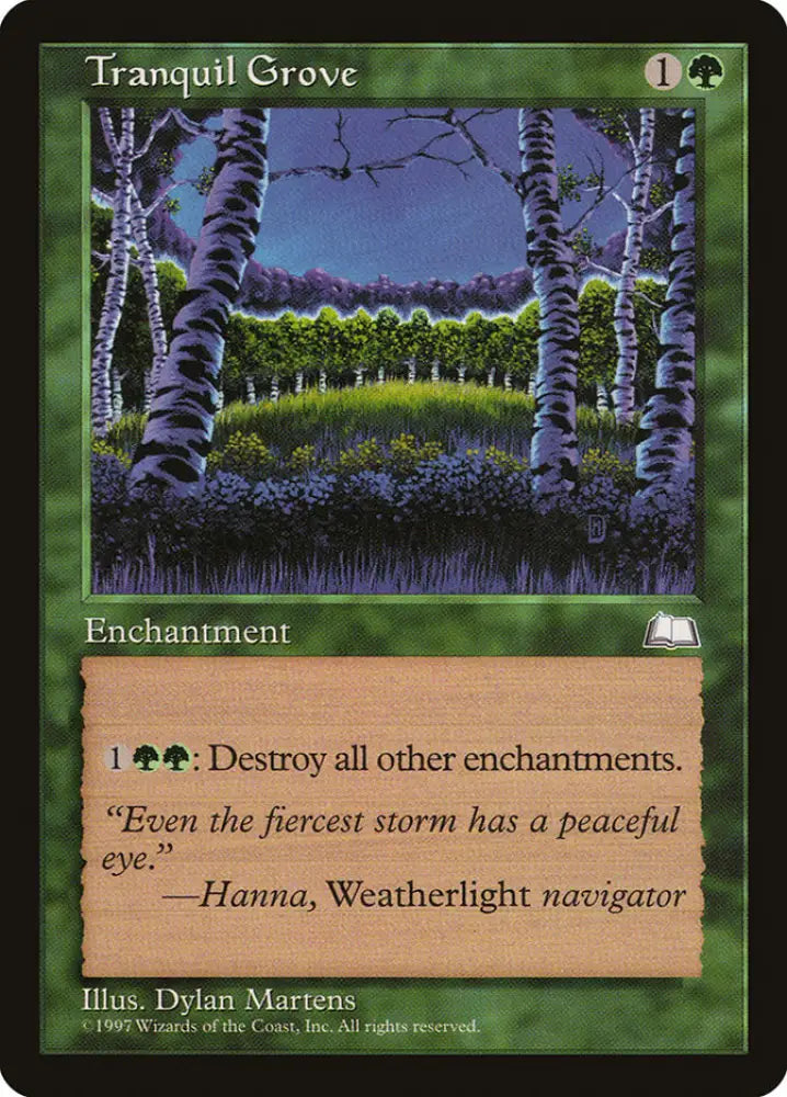Tranquil Grove [Weatherlight] - MTG Single