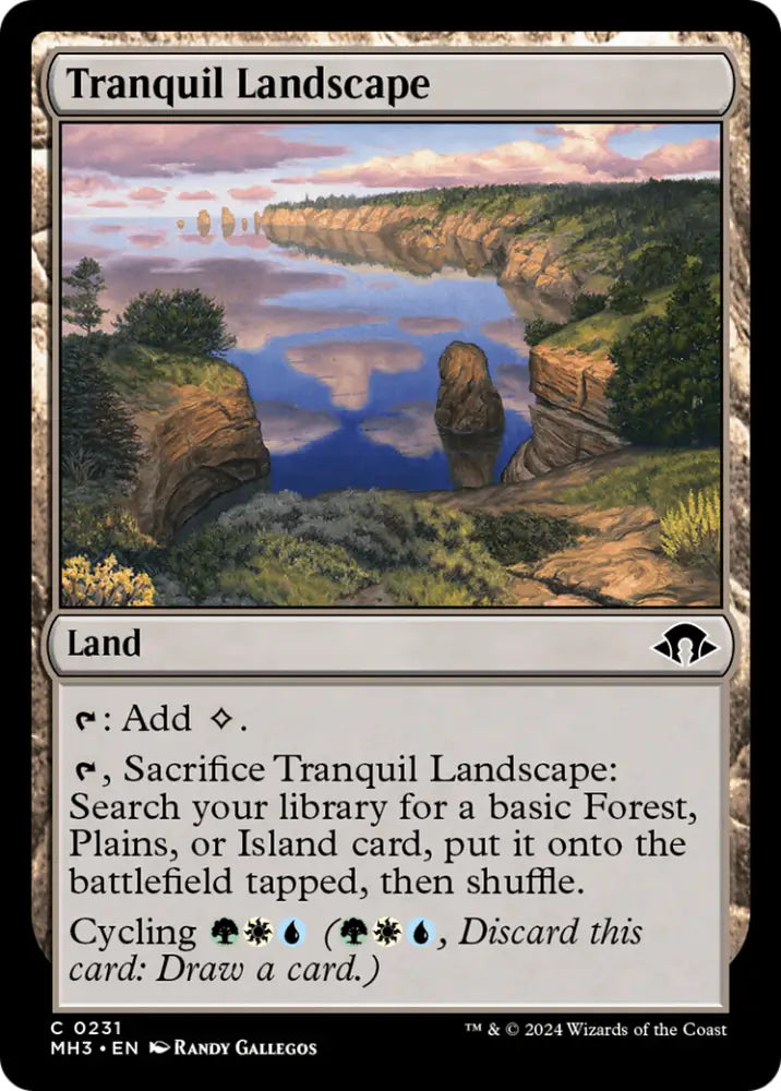 Tranquil Landscape [Modern Horizons 3] - MTG Single