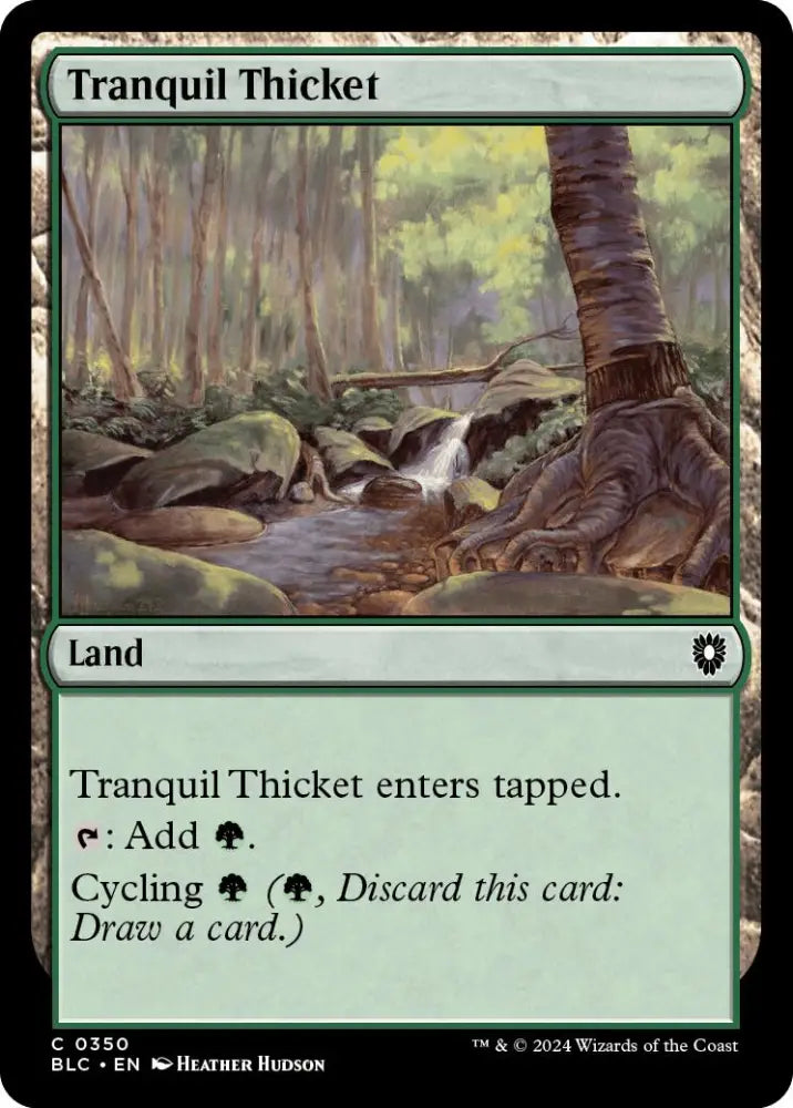 Tranquil Thicket [Bloomburrow Commander] - MTG Single