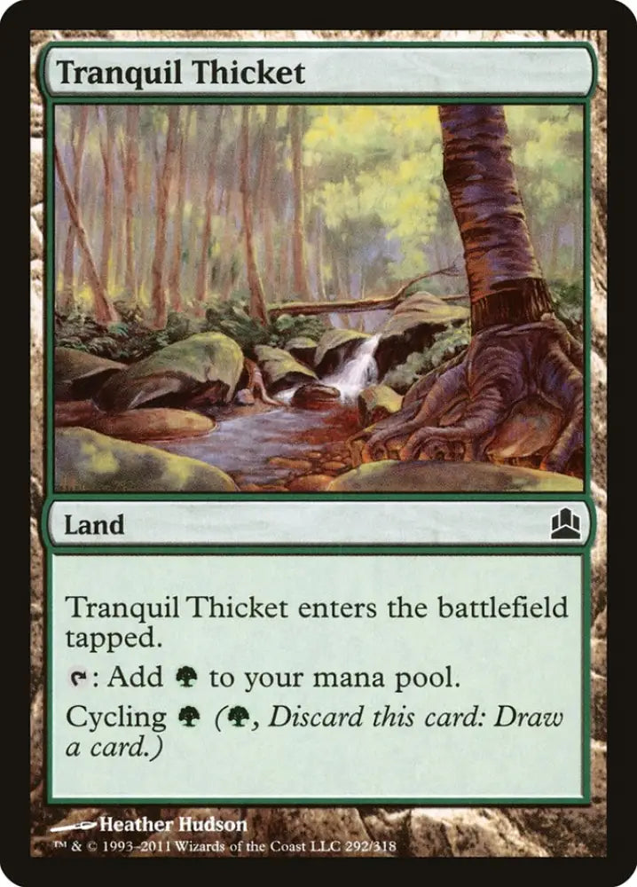 Tranquil Thicket [Commander 2011] - MTG Single