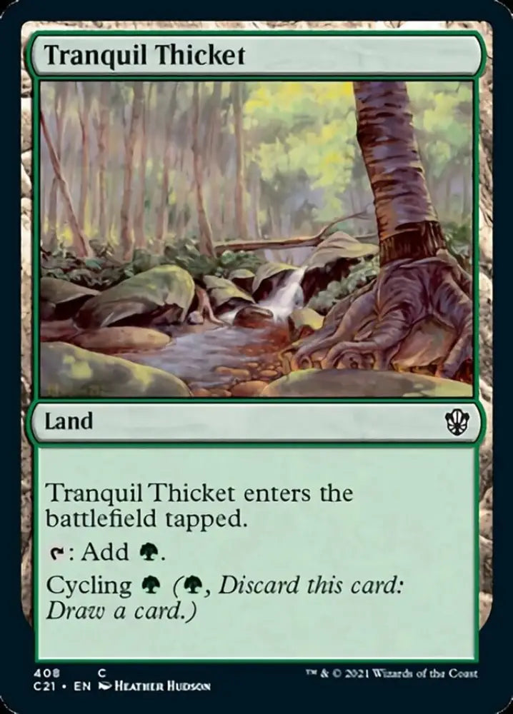 Tranquil Thicket [Commander 2021] - MTG Single
