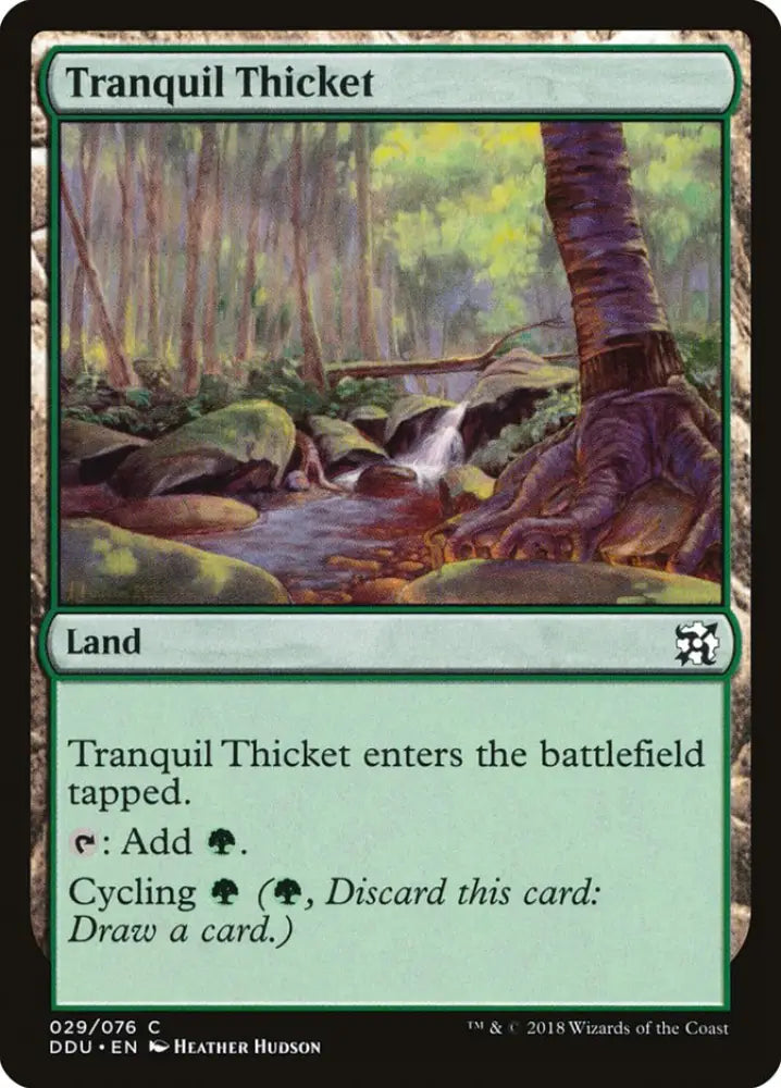 Tranquil Thicket [Duel Decks: Elves vs. Inventors] - MTG Single