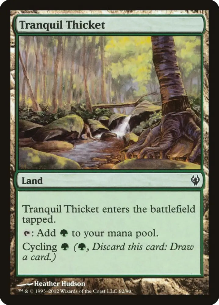 Tranquil Thicket [Duel Decks: Izzet vs. Golgari] - MTG Single