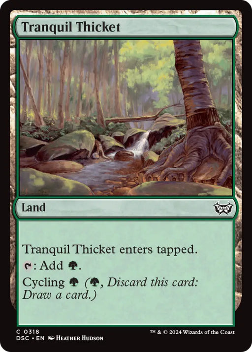 Tranquil Thicket [Duskmourn: House of Horror Commander] - MTG Single