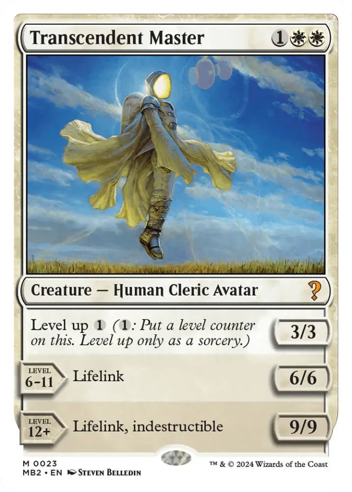 Transcendent Master (White Border) [Mystery Booster 2] - MTG Single
