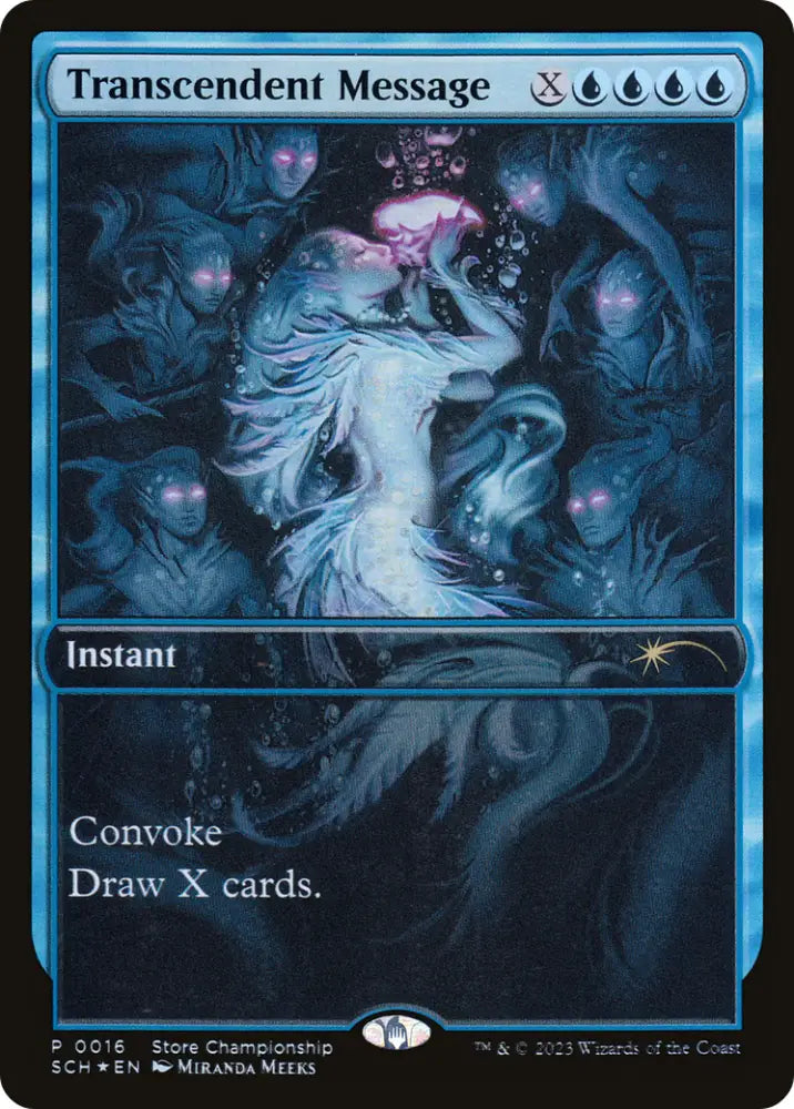 Transcendent Message [World Championship Promos] - MTG Single