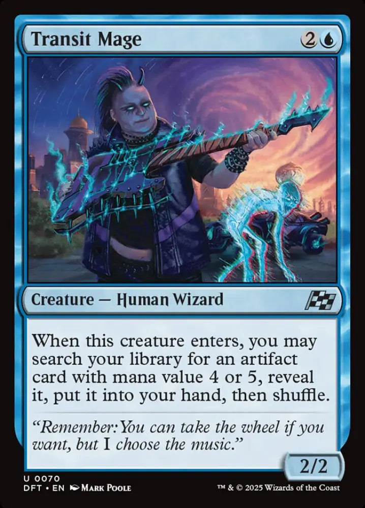 Transit Mage [Aetherdrift] - MTG Single