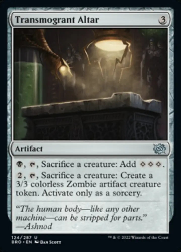 Transmogrant Altar [The Brothers’ War] - MTG Single