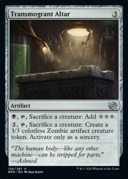 Transmogrant Altar [The Brothers’ War] - MTG Single