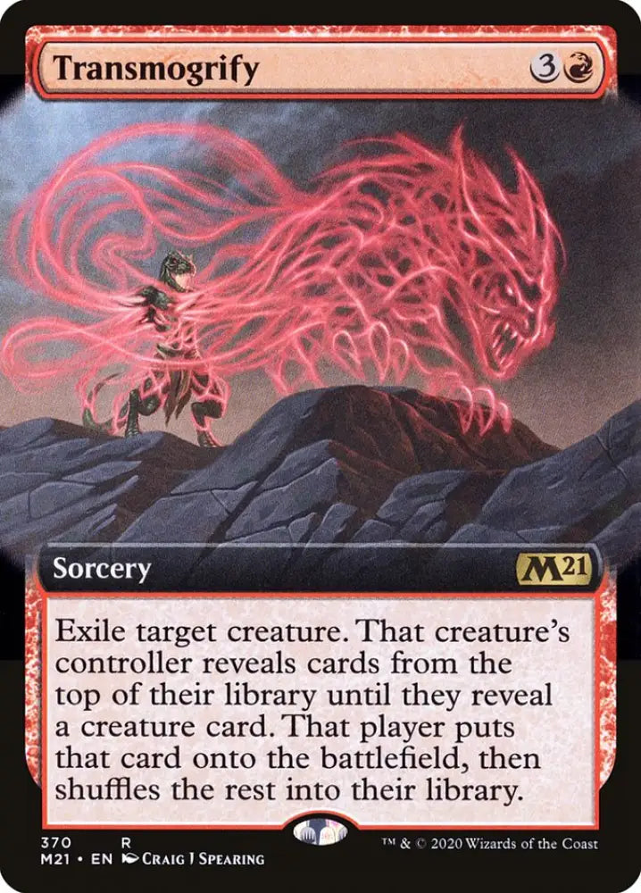 Transmogrify (Extended Art) [Core Set 2021] - MTG Single