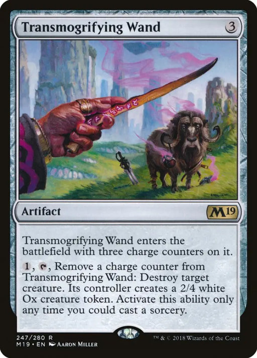 Transmogrifying Wand [Core Set 2019] - MTG Single