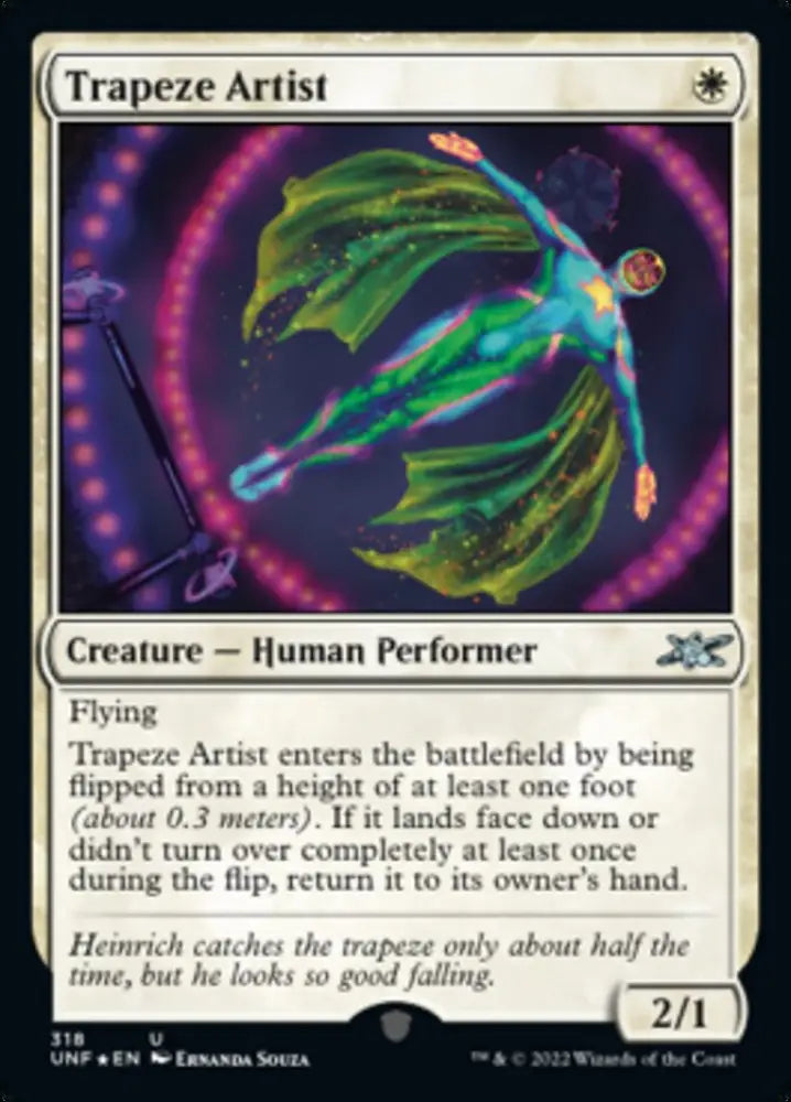 Trapeze Artist (Galaxy Foil) [Unfinity] - MTG Single