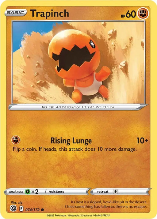 Trapinch (074/172) [Sword & Shield: Brilliant Stars] - Pokemon Single