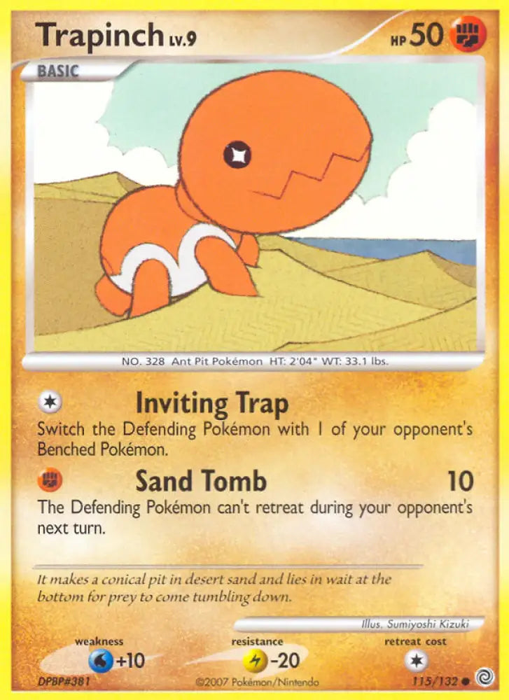 Trapinch (115/132) [Diamond & Pearl: Secret Wonders] - Pokemon Single