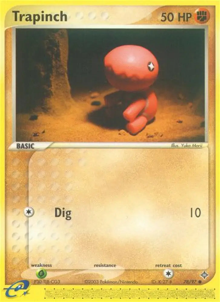 Trapinch (78/97) [EX: Dragon] - Pokemon Single