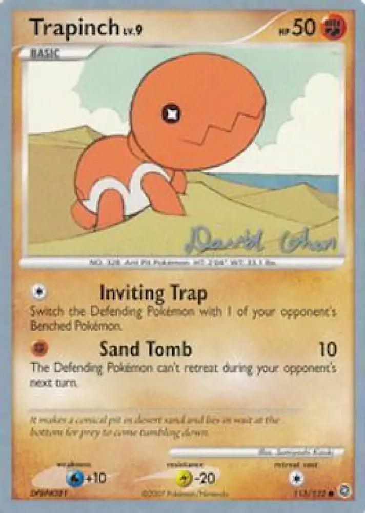 Trapinch LV.9 (115/132) (Stallgon - David Cohen) [World Championships 2009] - Pokemon Single
