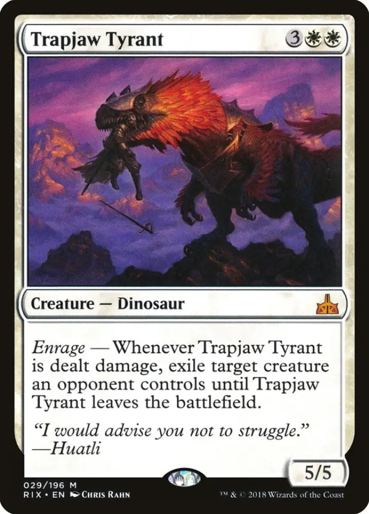 Trapjaw Tyrant [Rivals of Ixalan] - MTG Single