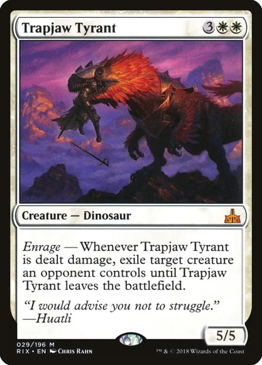 Trapjaw Tyrant [Rivals of Ixalan] - MTG Single