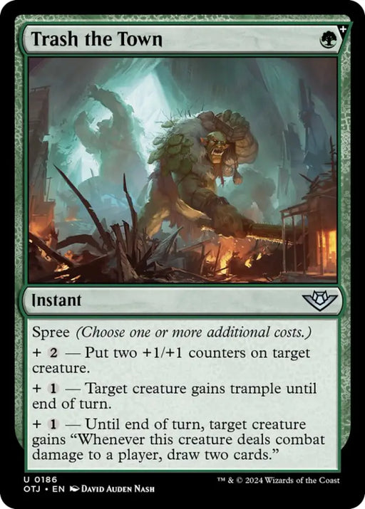 Trash the Town [Outlaws of Thunder Junction] - MTG Single