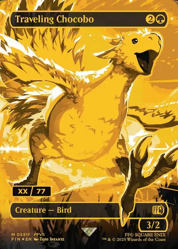 Traveling Chocobo (551f) [Final Fantasy]