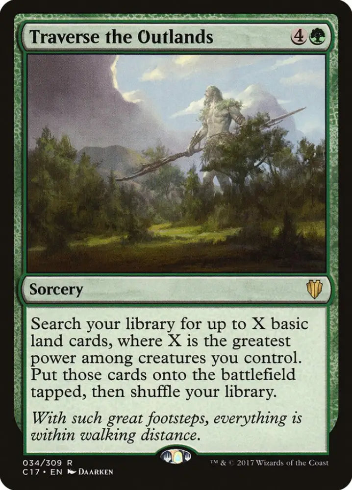 Traverse the Outlands [Commander 2017] - MTG Single