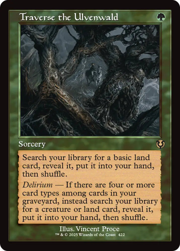 Traverse the Ulvenwald (Retro Frame) [Innistrad Remastered] - MTG Single
