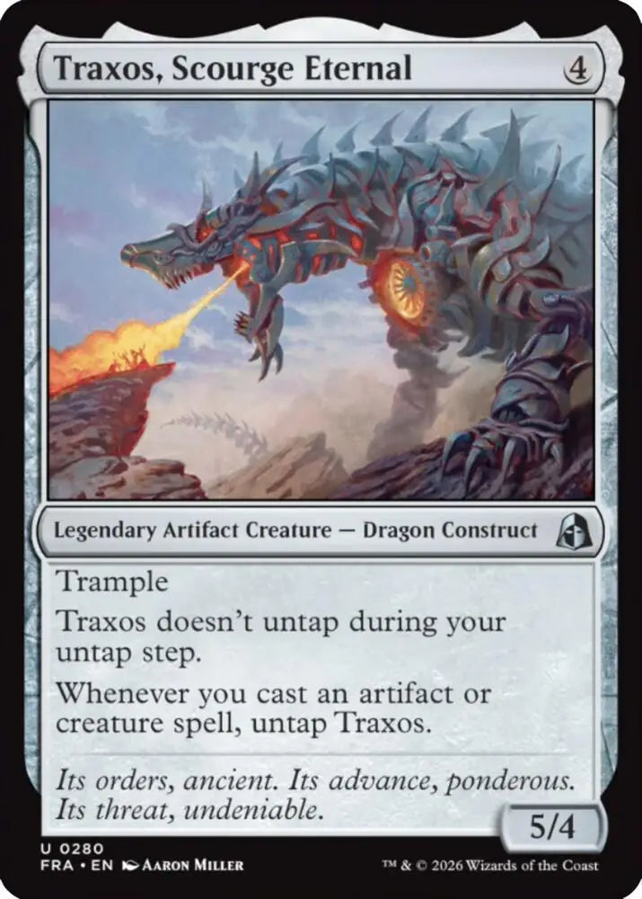 Traxos, Scourge Eternal (280) [Reality Fracture]