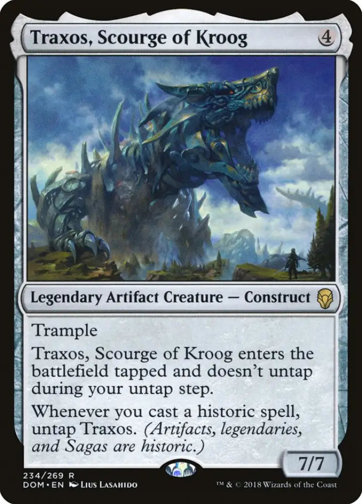 Traxos Scourge of Kroog [Dominaria] - MTG Single