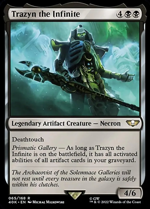 Trazyn the Infinite (Surge Foil) [Warhammer 40,000] - MTG Single