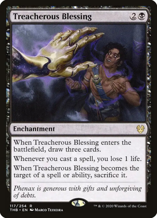 Treacherous Blessing [Theros Beyond Death] - MTG Single