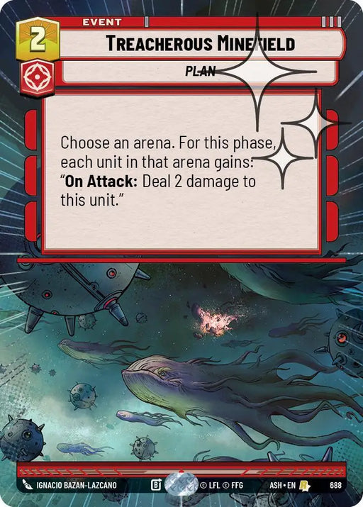Treacherous Minefield (Hyperspace Foil) (688) [Ashes of the Empire]