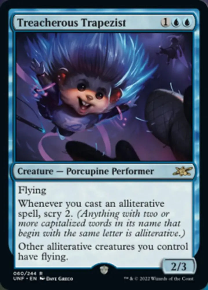 Treacherous Trapezist [Unfinity] - MTG Single