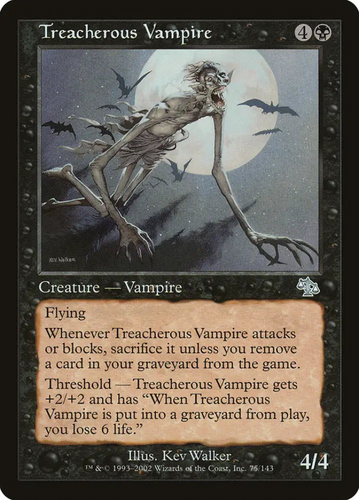 Treacherous Vampire [Judgment] - MTG Single