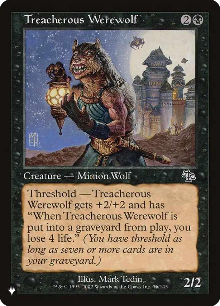 Treacherous Werewolf [The List] - MTG Single
