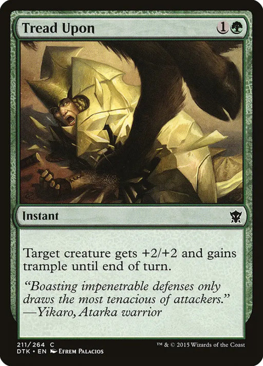 Tread Upon [Dragons of Tarkir] - MTG Single