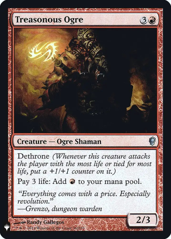 Treasonous Ogre [Mystery Booster] - MTG Single