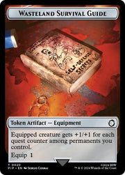 Treasure (0019) // Wasteland Survival Guide Double-Sided Token [Fallout Tokens] - MTG Single