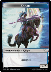 Treasure (21) // Knight Double-Sided Token [March of the Machine Tokens] - MTG Single