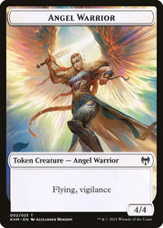 Treasure // Angel Warrior Double-Sided Token [Kaldheim Tokens] - MTG Single