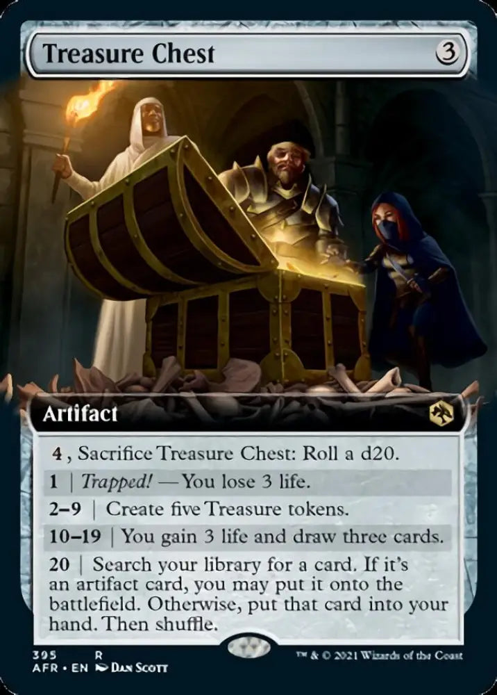 Treasure Chest (Extended Art) [Dungeons & Dragons: Adventures in the Forgotten Realms] - MTG Single