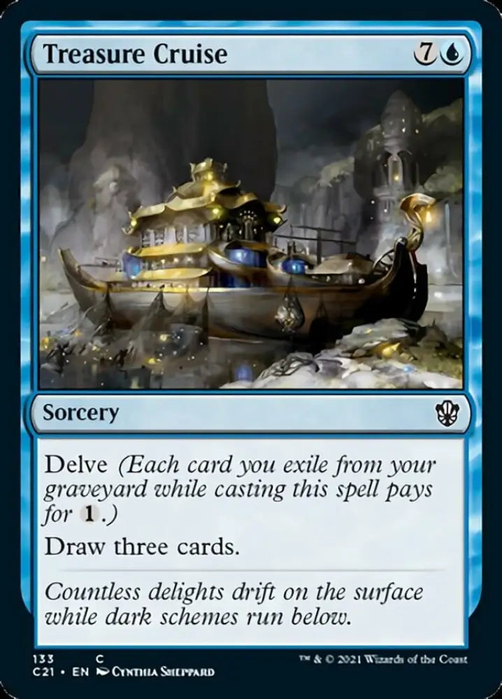 Treasure Cruise [Commander 2021] - MTG Single