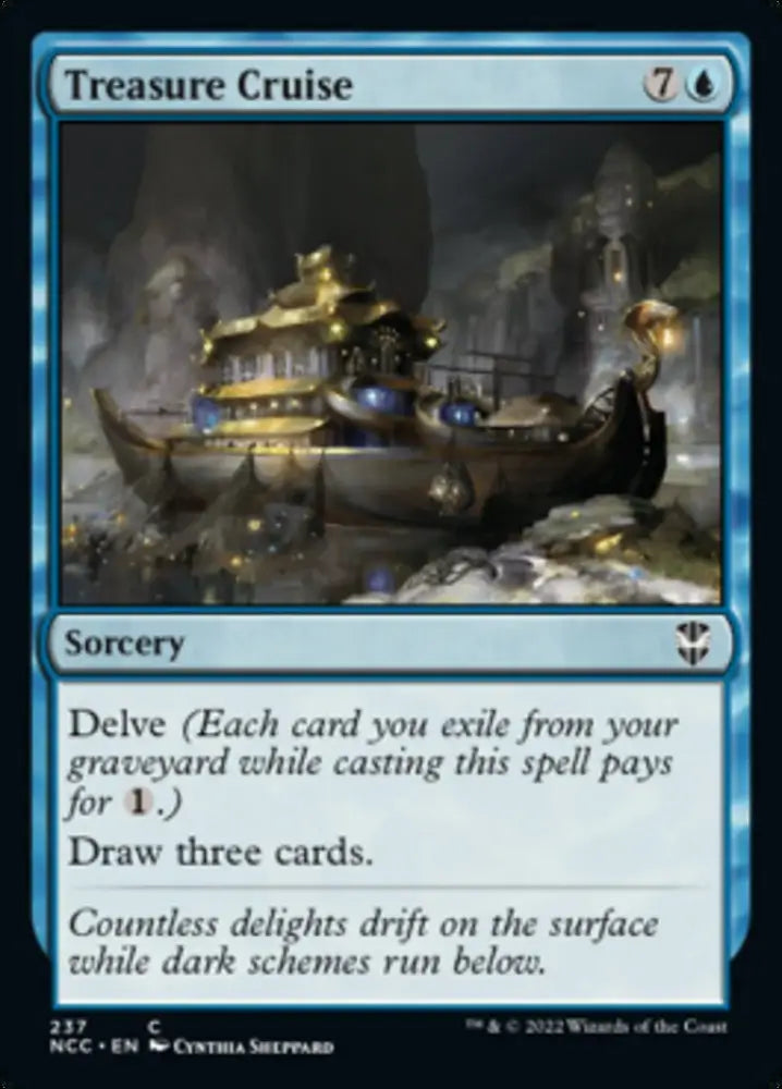 Treasure Cruise [Streets of New Capenna Commander] - MTG Single